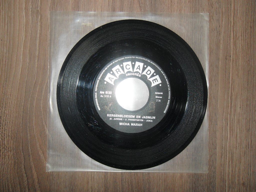 Micha Marah - Kersenbloesem en jasmijn, Ophalen of Verzenden, Gebruikt, 7 inch, Levenslied of Smartlap