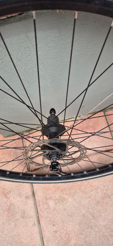 Achterwiel met remschijven 28 inch, Fietsen en Brommers, Ophalen of Verzenden
