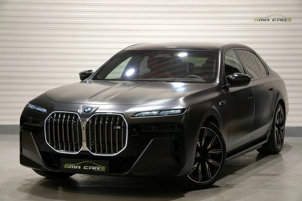 BMW 7 Serie 760 M760eXAS PHEV (420 kW)-Nav-Leder-Pano-Keyles, Autos, Cuir, Argent ou Gris, Achat, 4 portes