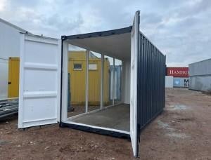 Conteneur maritime 20 hc avec vitrine, Bricolage & Construction, Enlèvement ou Envoi, Comme neuf