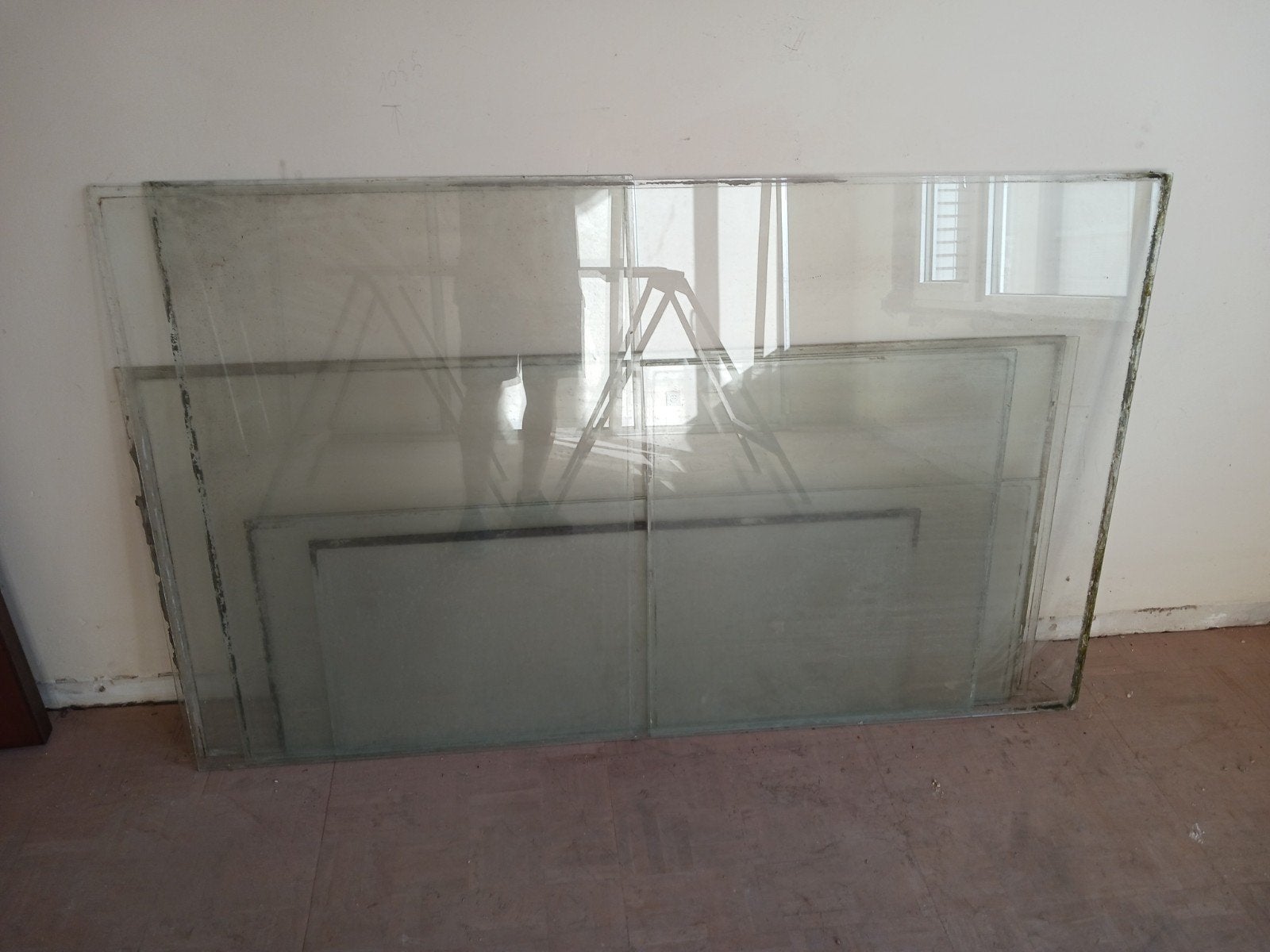 Verre plat de 6 mm., Enlèvement
