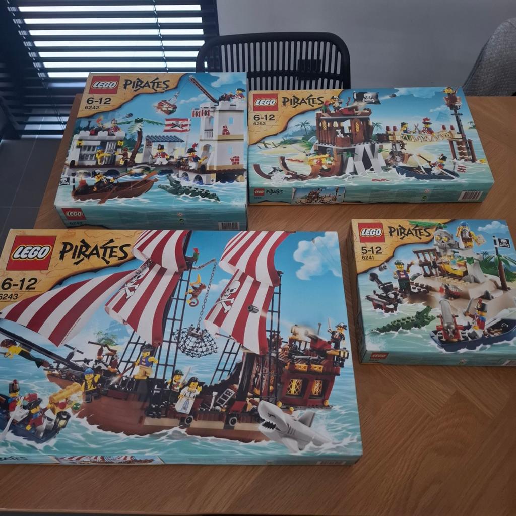 Lego Nieuw /sealed piraten pirates 6242 6243 6241 6253, Ophalen of Verzenden