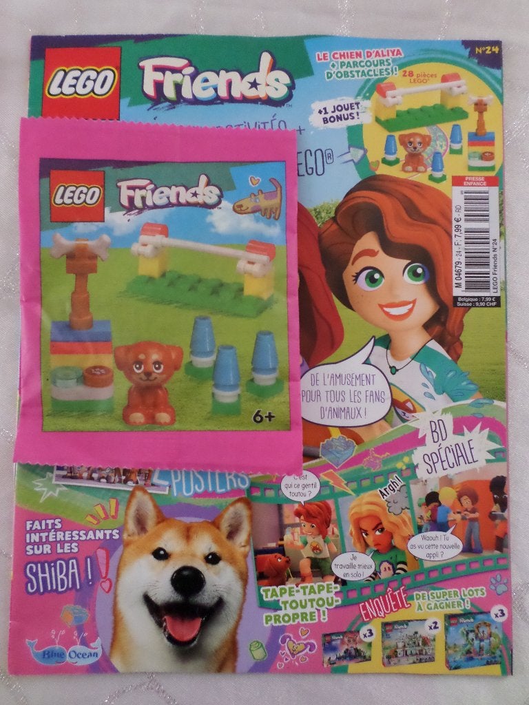 Magazine Lego Friends n24 figurines jouets Blue Ocean neuf, Neuf, Enlèvement ou Envoi, Lego, Ensemble complet