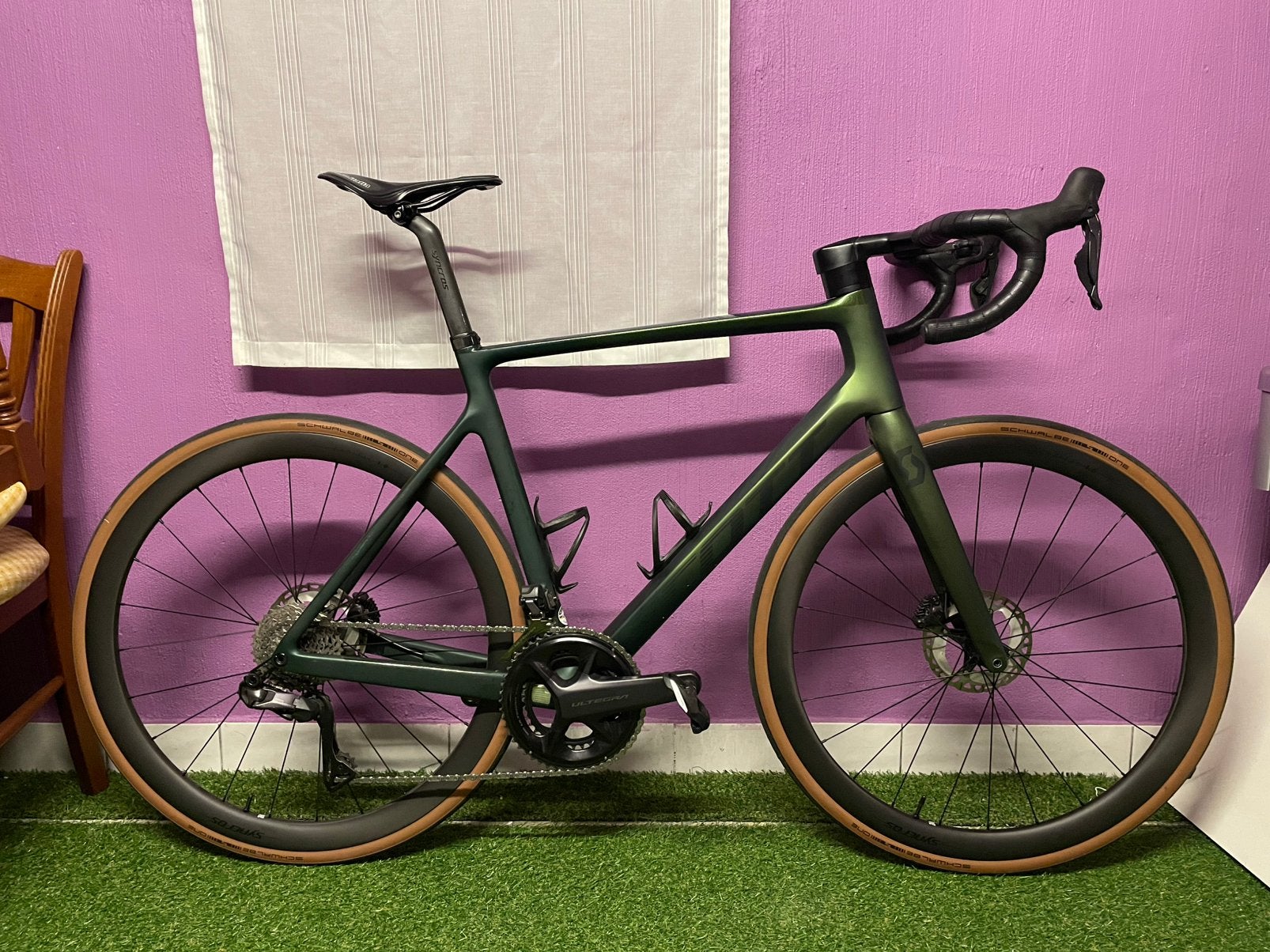 Scott Addict RC15 (maat 58), Fietsen en Brommers, Fietsen | Racefietsen, Zo goed als nieuw, Heren, Overige merken, Schijfrem, Carbon
