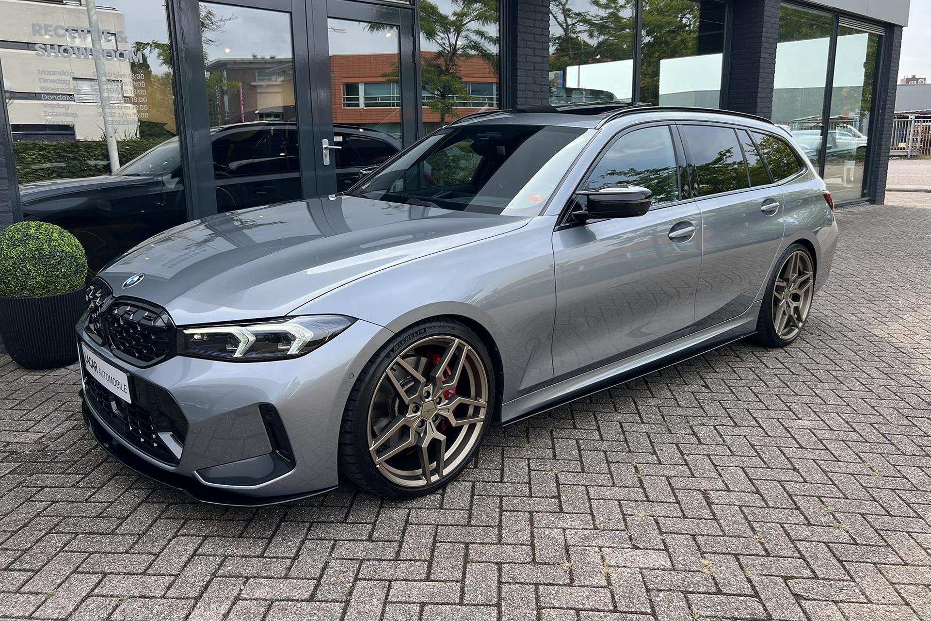 BMW 3-serie Touring M340i xDrive AC Schnitzer ACS3 4.0i, Auto's, Automaat, Dealer onderhouden, 1770 kg, Leder