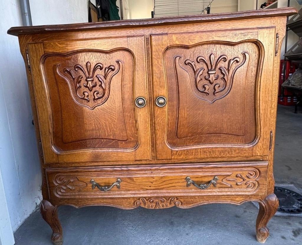 TV-kast, Huis en Inrichting, Ophalen, Klassiek - Louis XVI, Gebruikt, 50 tot 100 cm