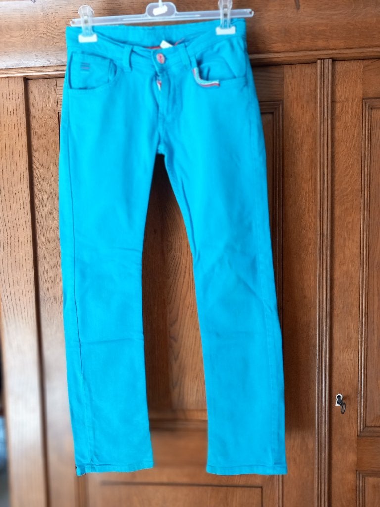 J&JOY - broek - katoen - maat 14 jaar, Kinderen en Baby's, Kinderkleding | Maat 158, Broek, Verzenden, Jongen of Meisje, Zo goed als nieuw