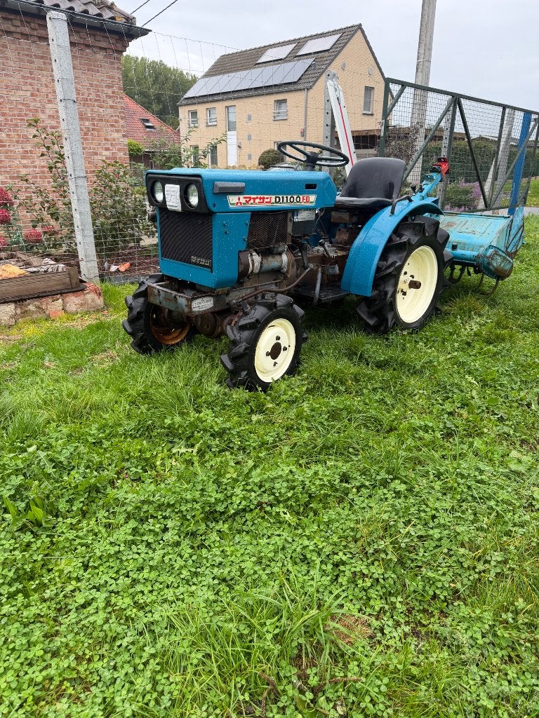 *prachtige Mitsubishi d1100 15pk 4x4 minitractor met frees*, Zakelijke goederen, Ophalen of Verzenden