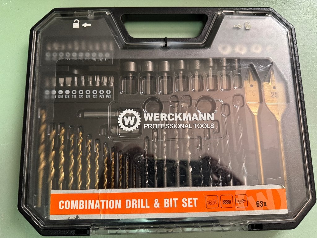 SET DE MECHES ET DE BIT WERCKEMAN, Bricolage & Construction, Enlèvement, Neuf, Autres types, Autres marques