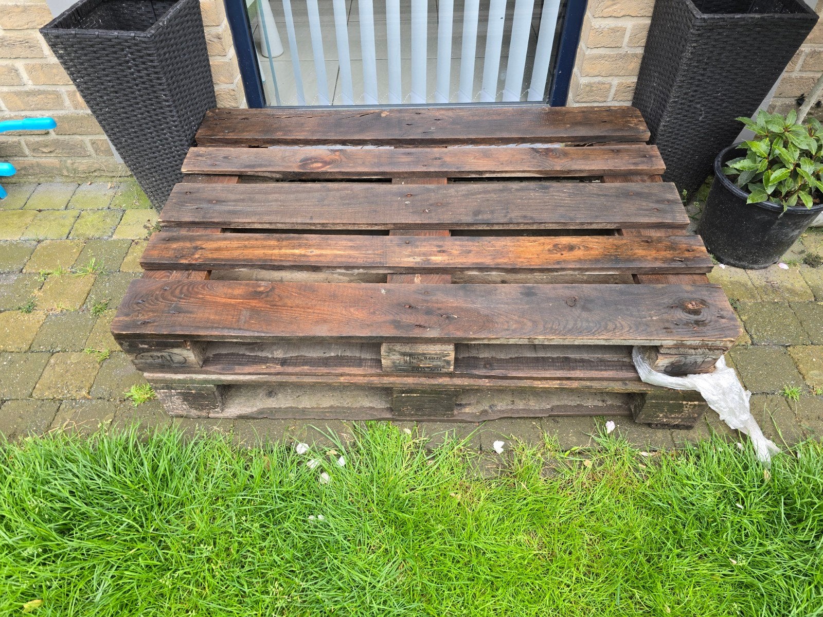 2 palletten, Ophalen