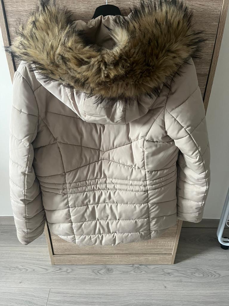 Beige Jas, Kleding | Dames, Jassen | Winter, Ophalen, Gedragen, Maat 36 (S), Beige