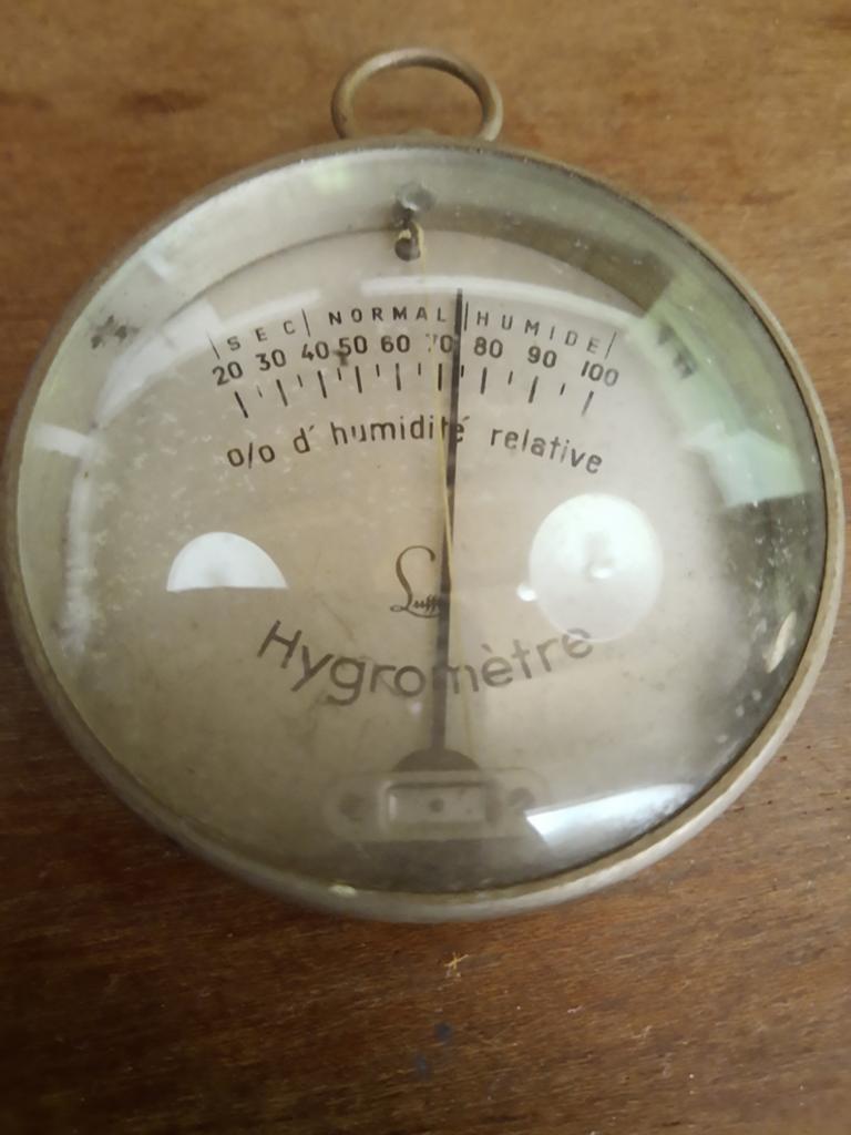 Antieke hygrometer Lufft, Ophalen
