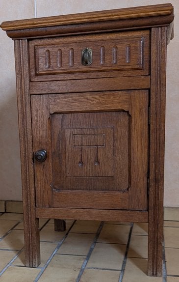 Nachtkastje, Huis en Inrichting, Ophalen, Gebruikt, Minder dan 45 cm, 55 tot 70 cm