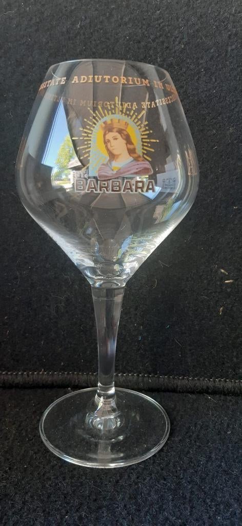 Verre à bière Saint Barbara 1 pièce, Enlèvement, Neuf, Verre ou Verres