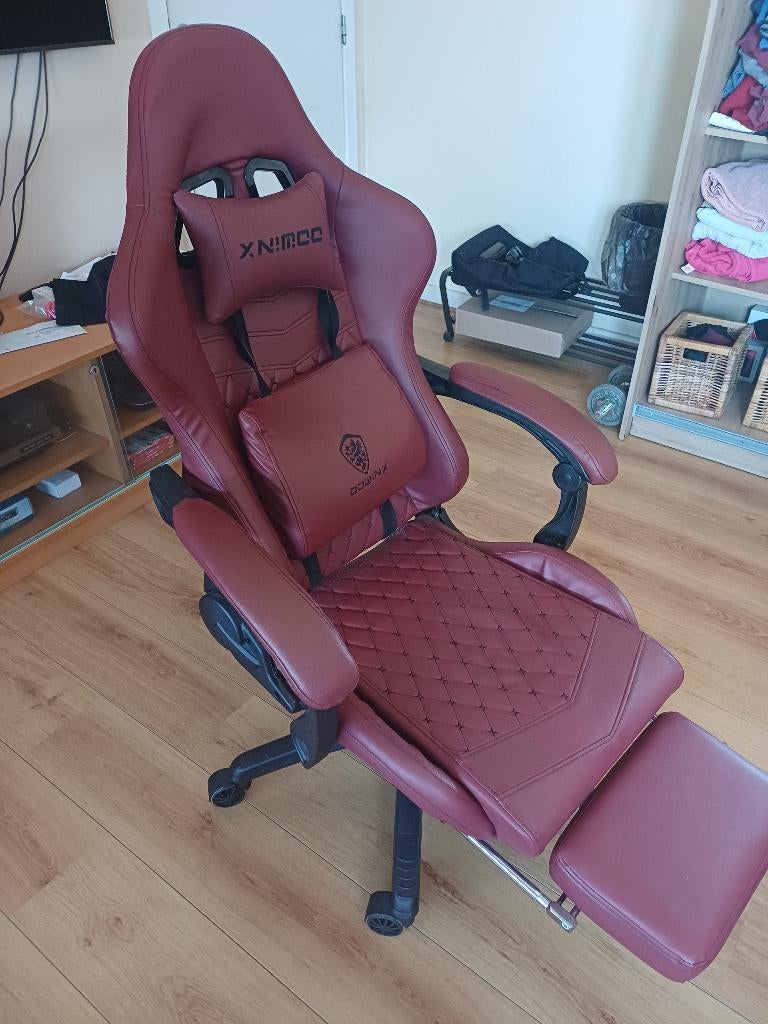 Dowinx Gaming chair, Huis en Inrichting, Ophalen, Gebruikt, Rood, Bureaustoel