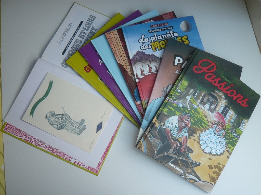 Bd GEORGES ET LOUIS ROMANCIERS 1 à 6 + 8 (EO ttbe) + XL, Plusieurs BD, Enlèvement ou Envoi, GOOSSENS, Utilisé
