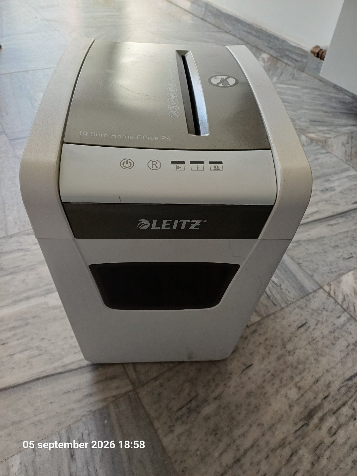 leitz papier versnipperaar, Ophalen