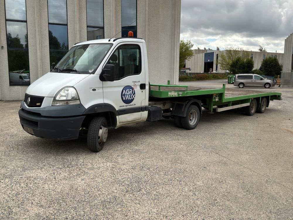 2007 Renault Mascott Bedrijfswagen met oplegger, Auto's, Overige kleuren, Renault, Bedrijf, Te koop