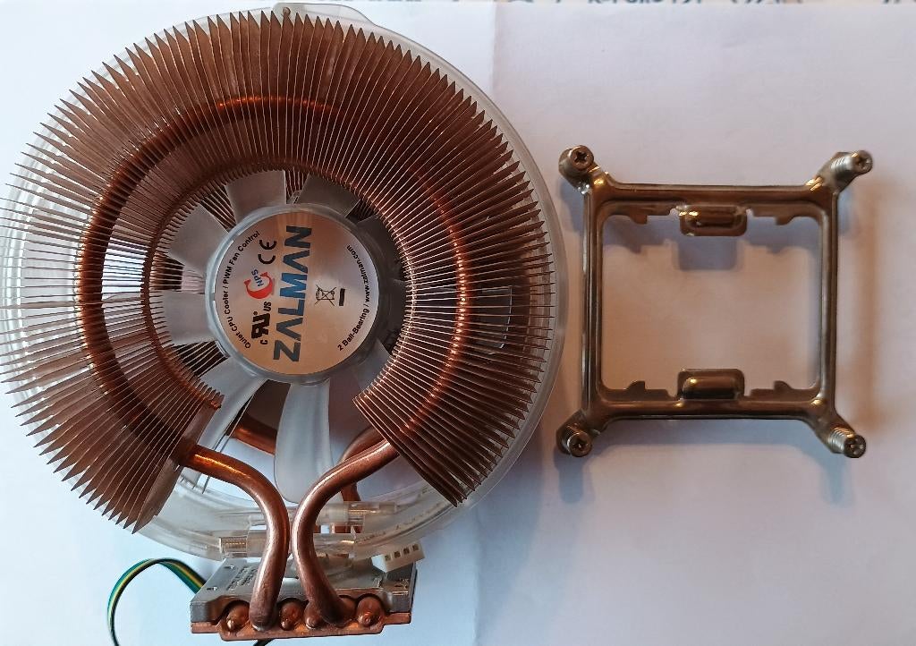 Refroidisseur Zalmann socket Intel LGA 775, Ophalen of Verzenden, Gebruikt, Luchtkoeling