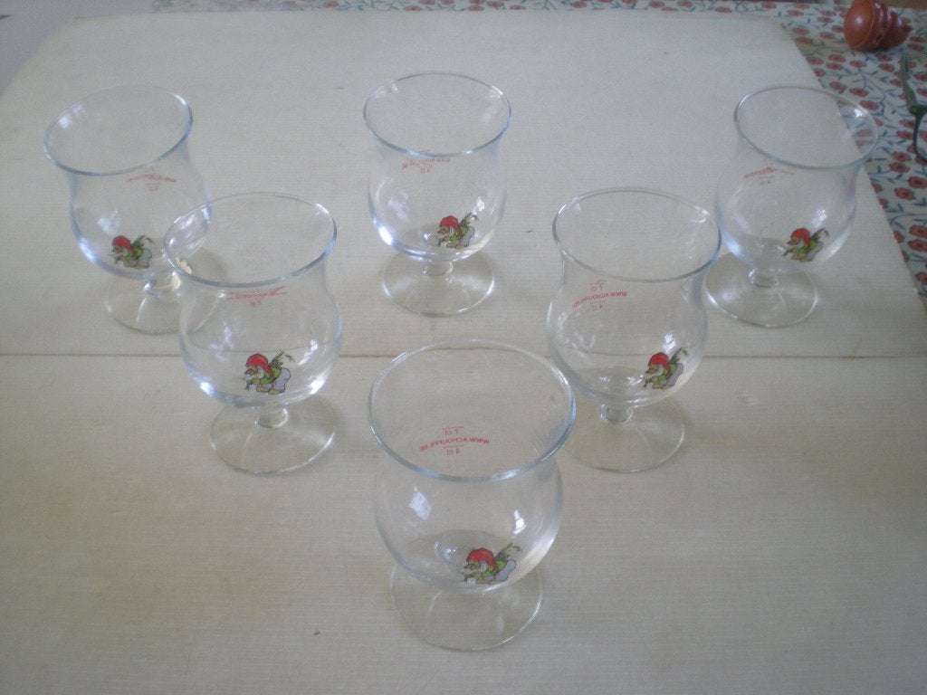 6 kleine glaasjes D'Achouffe 7 cl, Collections, Verres & Petits Verres, Enlèvement, Neuf