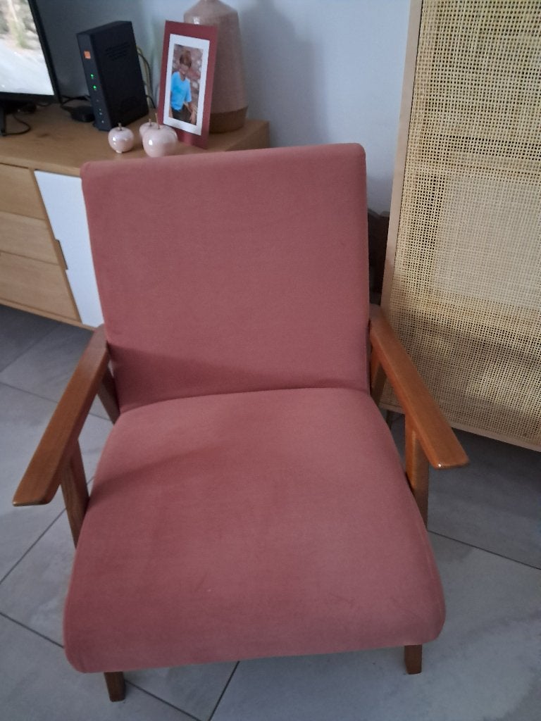 Fauteuil de Maison du Monde, Enlèvement, Comme neuf, 75 à 100 cm, Bois