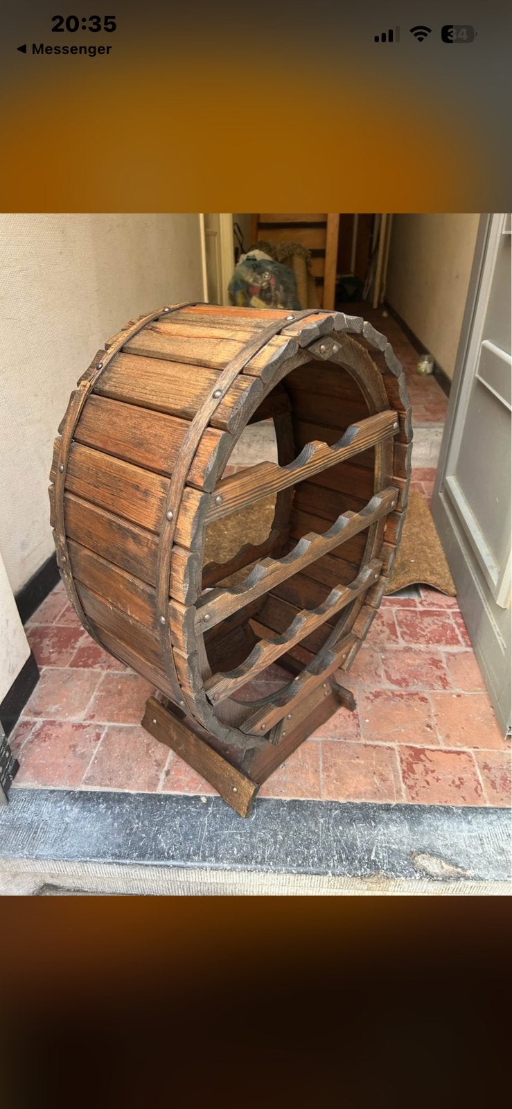 Houten wijnrek, Enlèvement, Comme neuf