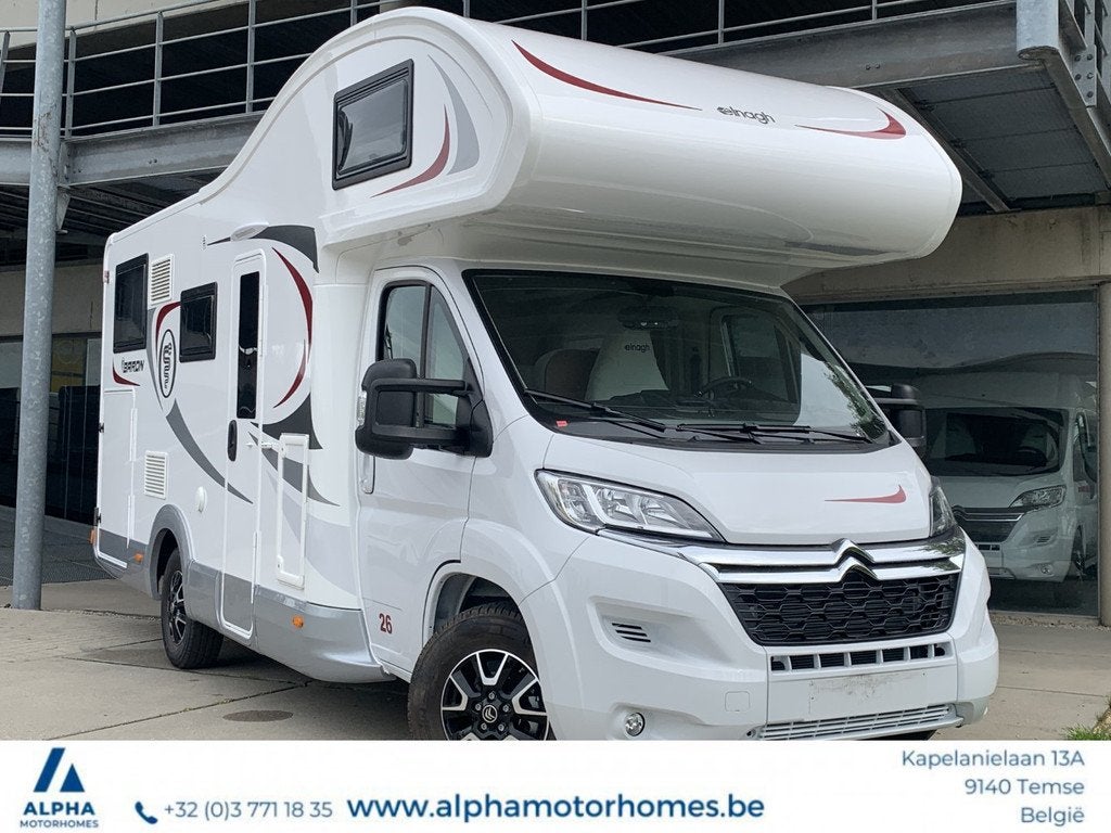 Elnagh/Baron 26 Citroen 140pk Manueel/Geen kenteken, Caravans en Kamperen, Overige merken, Alkoof, Caméra de recul, Bedrijf