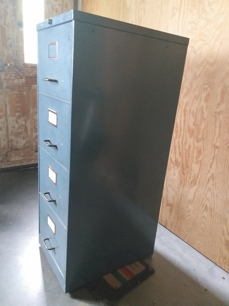 Roneo archiefkast - metalen kast met schuiven, Ophalen