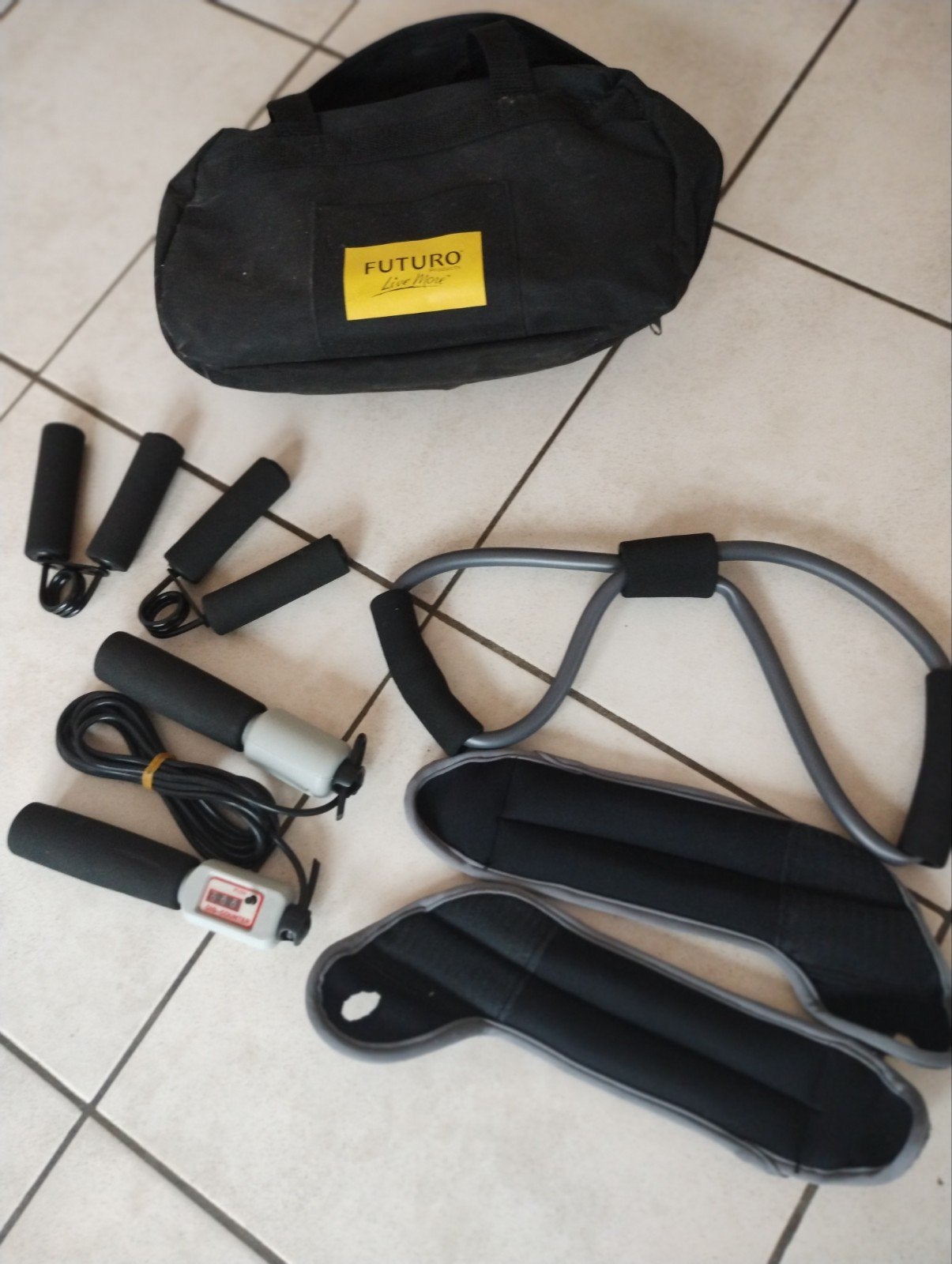 haltères pour poignets et chevilles, corde à sauter avec com, Sports & Fitness, Enlèvement ou Envoi, Neuf