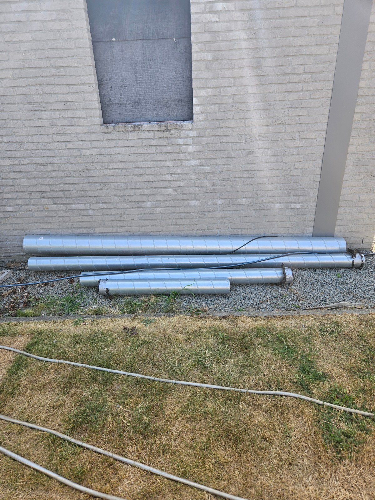 Spiralit ventilatiebuizen, Doe-het-zelf en Bouw, Ophalen, Zo goed als nieuw