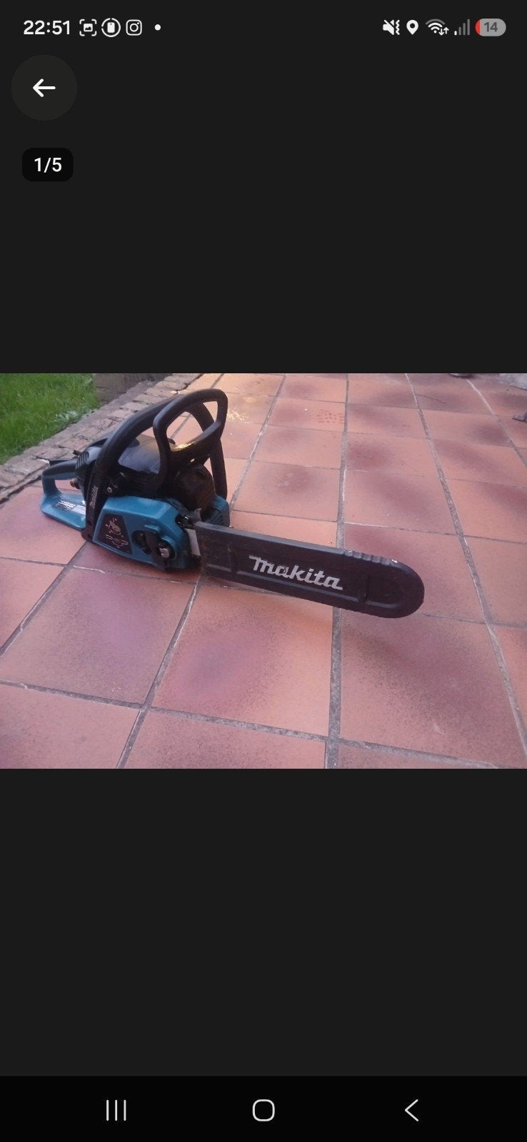 makita 2 takt kettingzaag 35cm, 70 mm of meer, MAKITA, Kettingzaag, Ophalen of Verzenden