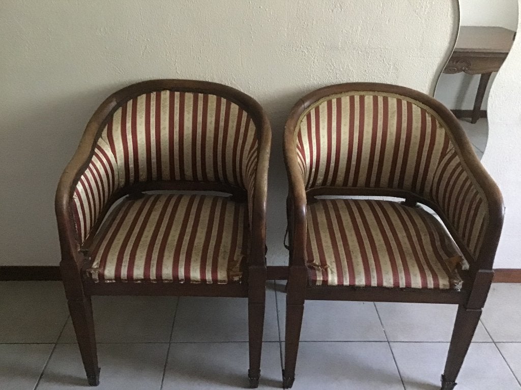 2 mooie oude kuipzetels, Enlèvement