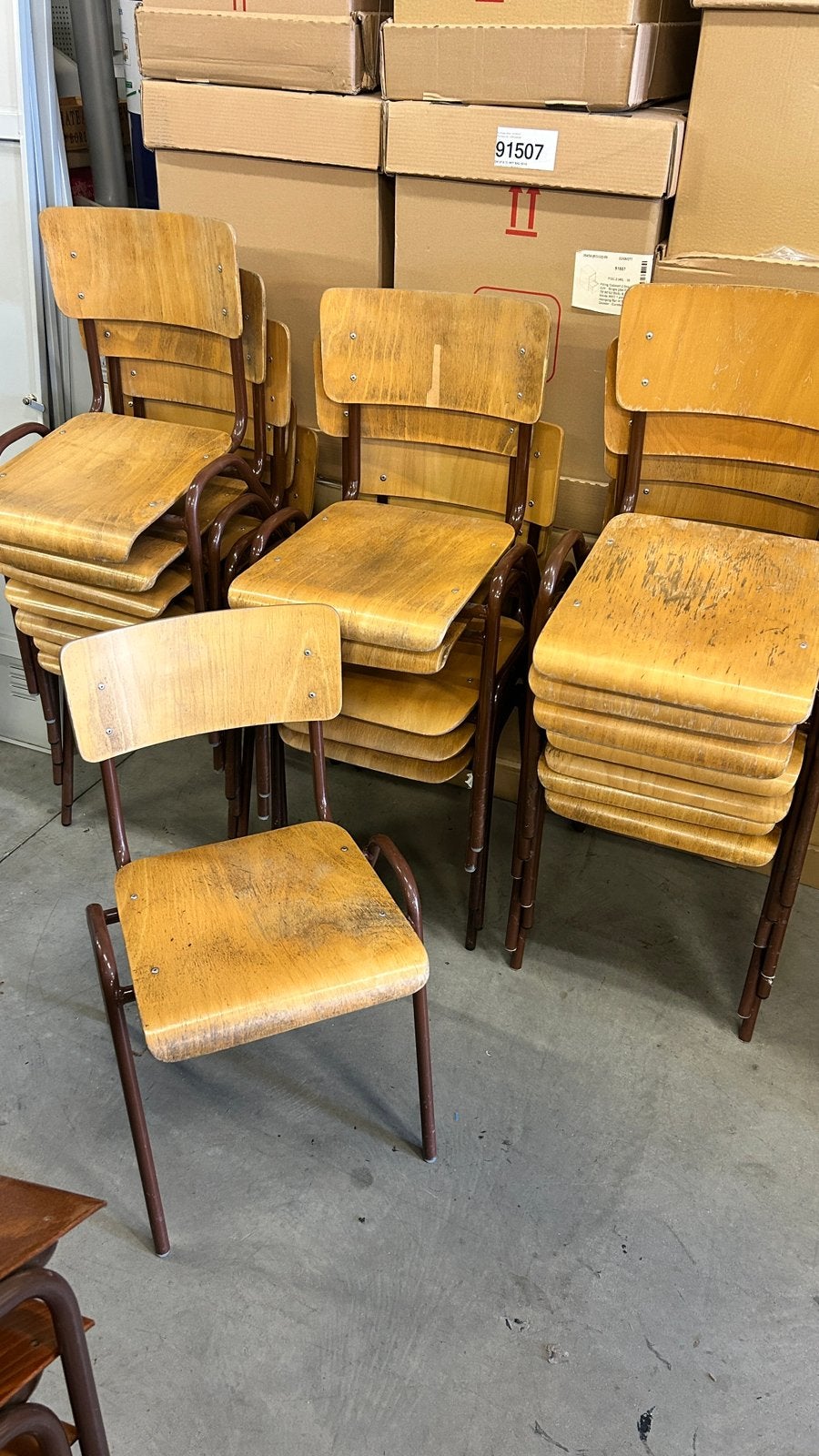 Lot de 20 chaises, Enlèvement, Comme neuf