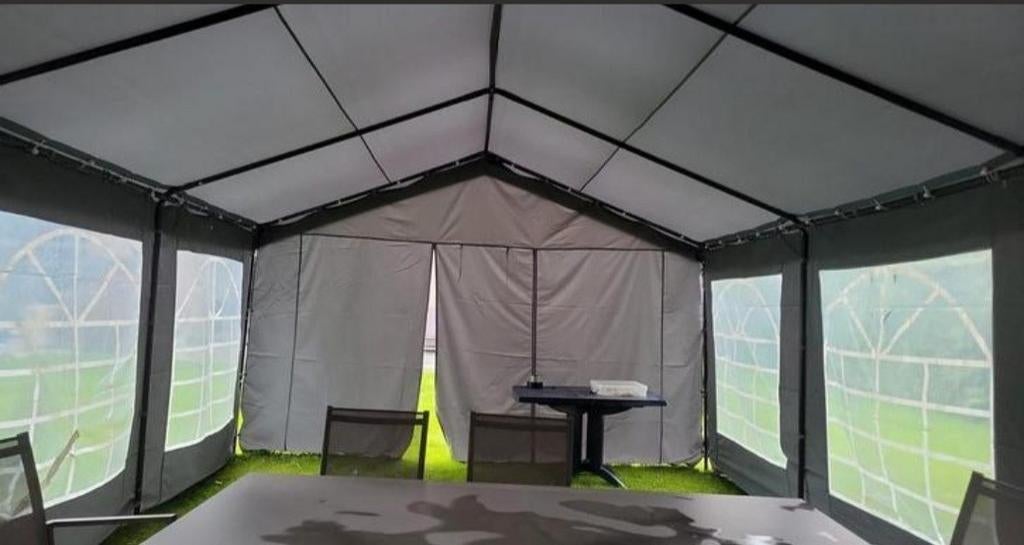 Partytent te huur, Ophalen
