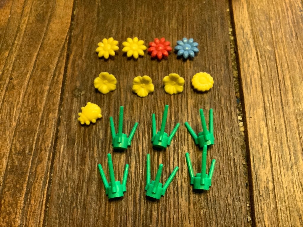 Lego lotje bloemen / 491-A1, Ophalen of Verzenden, Zo goed als nieuw, Losse stenen, Lego