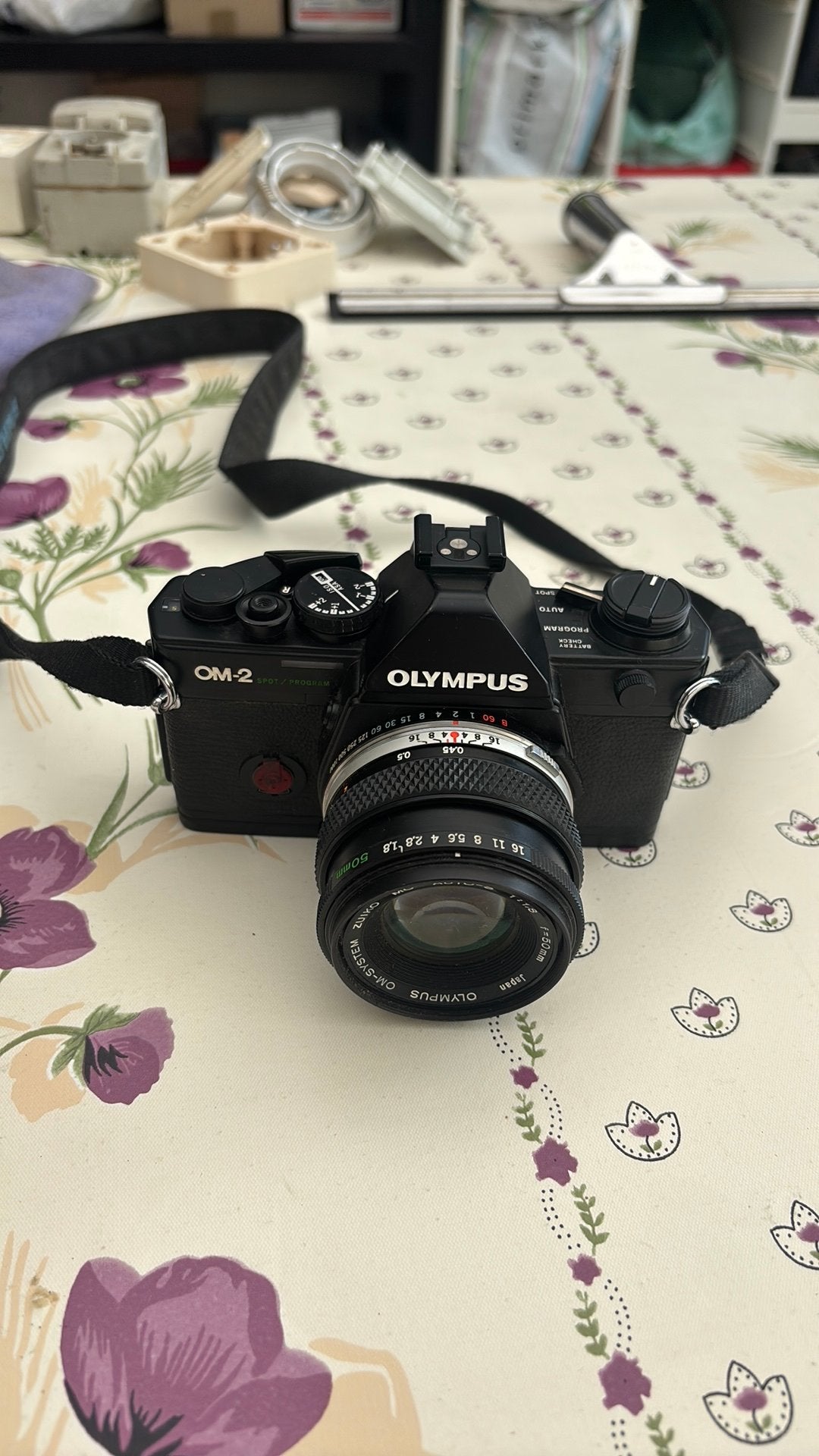 Appareil photo, Olympus, OM-2, Audio, Tv en Foto, Fotocamera's Analoog, Ophalen, Gebruikt, Olympus