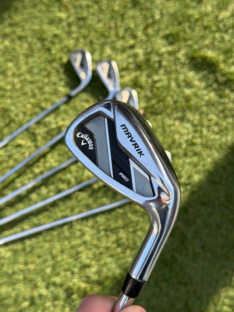 Callaway Mavrik IJzers Pro, Sport en Fitness, Golf, Zo goed als nieuw, Set, Callaway, Ophalen of Verzenden