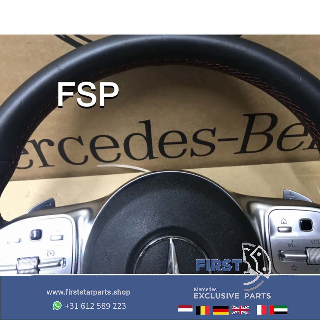 AMG STUUR + AIRBAG 2020 A B C E CLA GLA GLC GLE Klasse ORIGI, Gebruikt, -, Ophalen of Verzenden, -