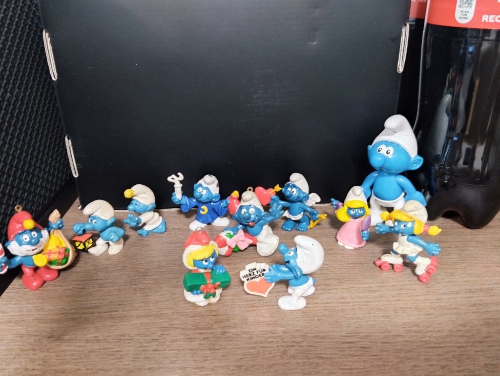 smurfen, apart of in 1 lot : Deel 13, Verzamelen, Ophalen of Verzenden, Gebruikt, Verschillende Smurfen, Poppetje, Figuurtje of Knuffel