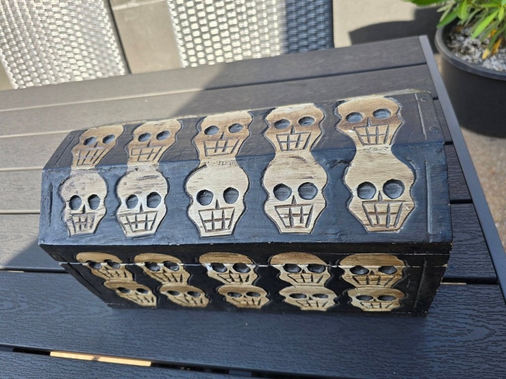 kleine Halloween kist, Ophalen, Gebruikt, Versiering