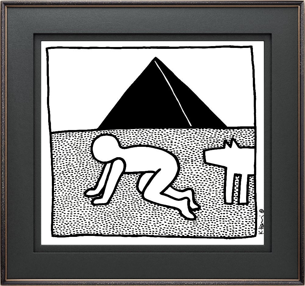 Keith Haring The Blue Print Drawings, Antiquités & Art, Art | Peinture | Moderne, Enlèvement ou Envoi, Impression