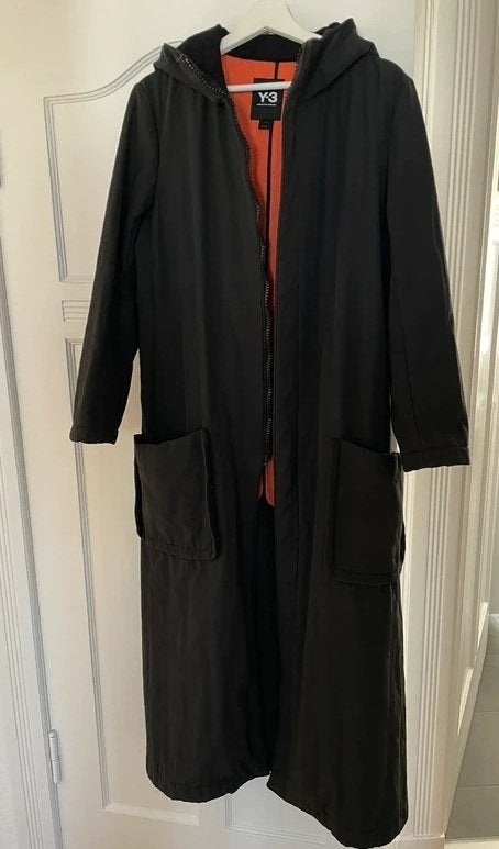 Y-3 parka van Yohji Yamamoto X Adidas. In zeer goede staat., Maat 52/54 (L), Ophalen of Verzenden, Zo goed als nieuw, Grijs