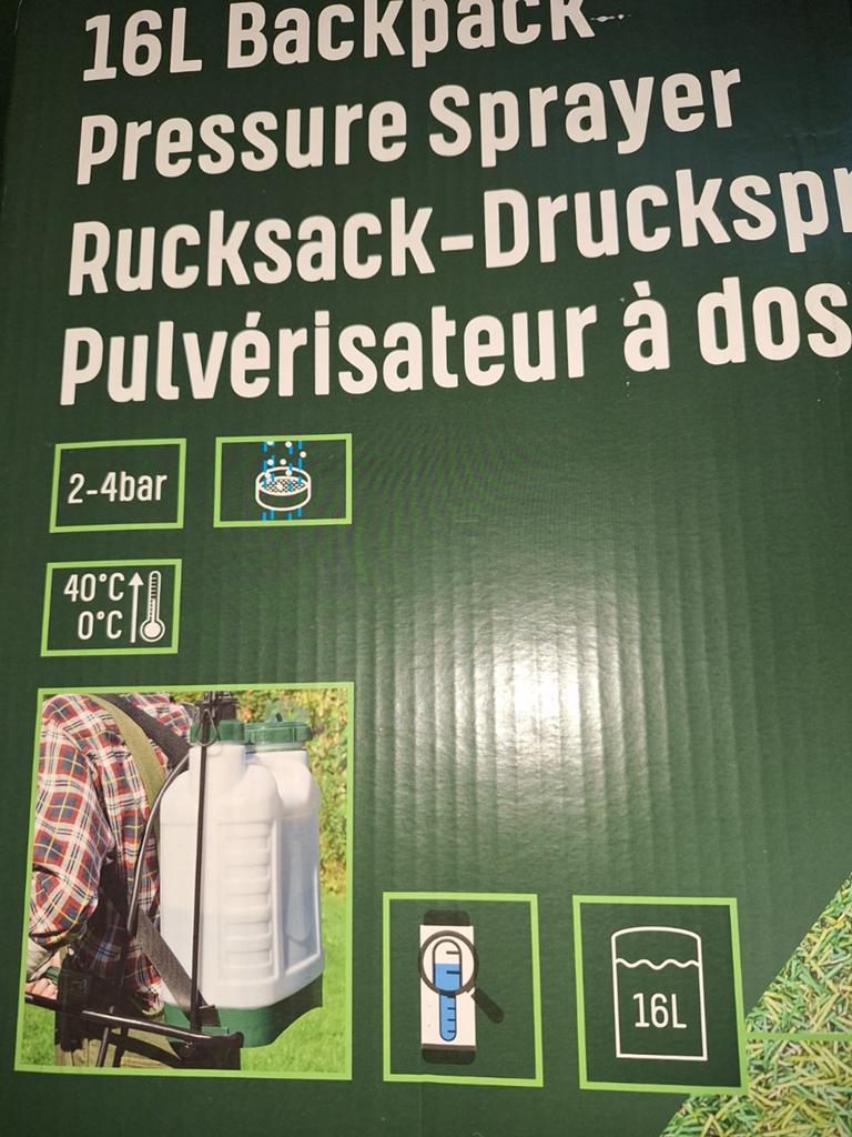 NIEUWE RUGZAKSPROEIER, Ophalen, Zo goed als nieuw