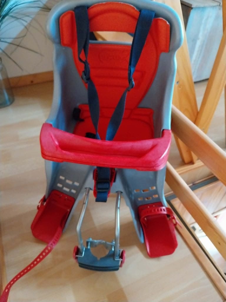OK Baby fietsstoeltje vooraan 9-15 kg, Fietsen en Brommers, Ophalen, OK Baby, Gebruikt, Voetsteuntjes