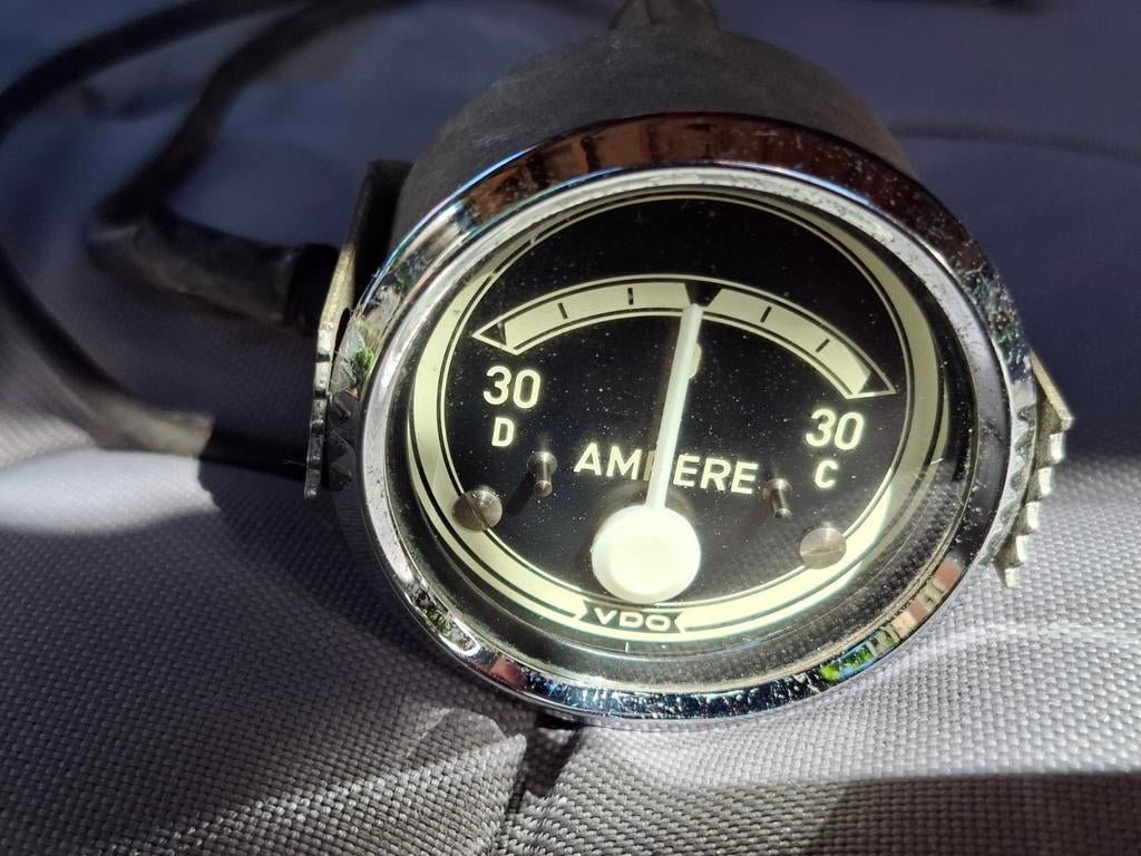 Ampèremètre vintage voiture, Enlèvement ou Envoi