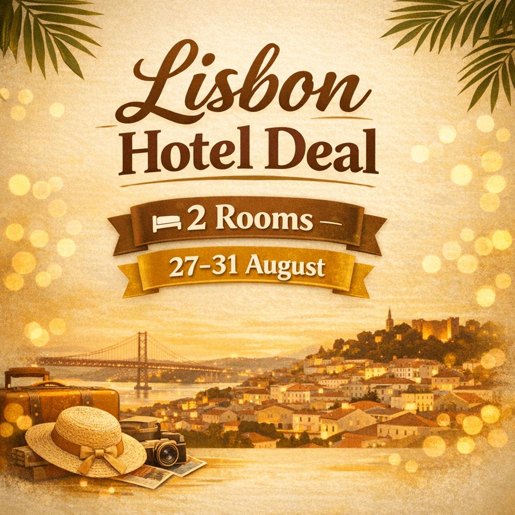 Hotel, Lissabon, overnachting 27-31 aug. Turim Alameda