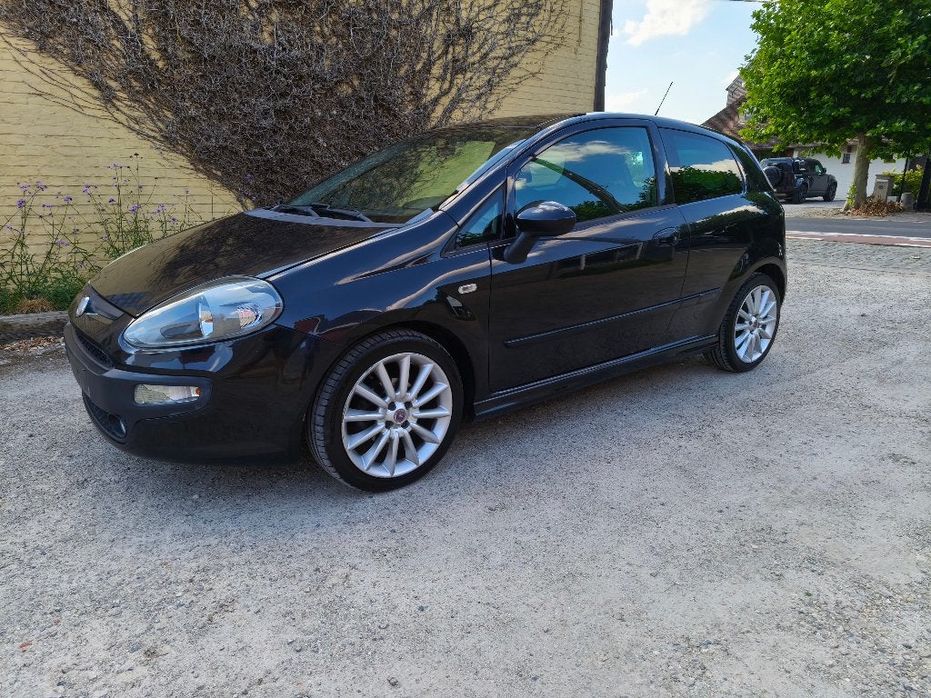 Fiat Punto Evo 1.3 Diesel 167dkm, keuring, topstaat, Voorwielaandrijving, Stof, Zwart, 4 cilinders