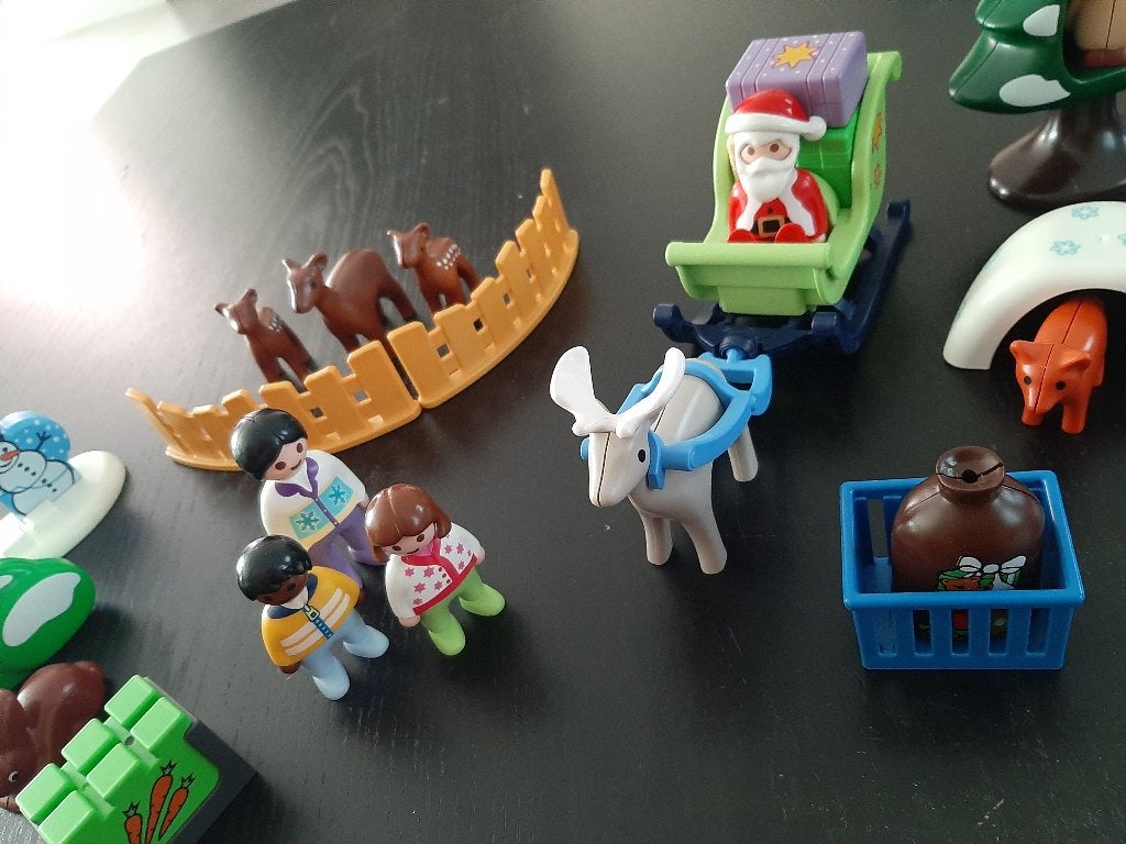 Playmobil Noël calendrier de l'avent, Enlèvement, Comme neuf, Kit complet