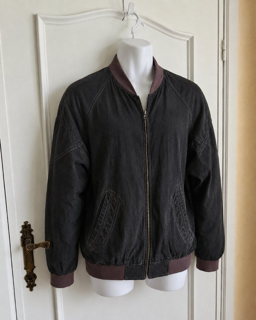 Blouson bomber vintage en soie pour homme taille 54, Vêtements | Hommes, Vestes | Été, Enlèvement ou Envoi, Porté, Taille 52/54 (L)