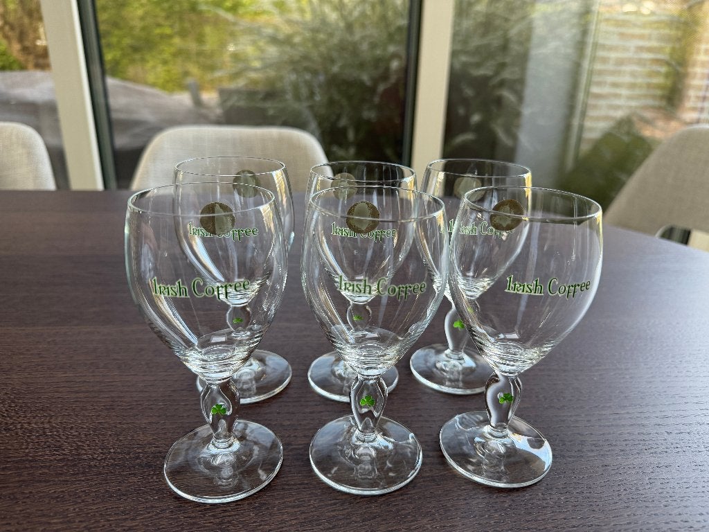6 kristallen Irish coffee glazen Zwiesel, Enlèvement ou Envoi, Comme neuf